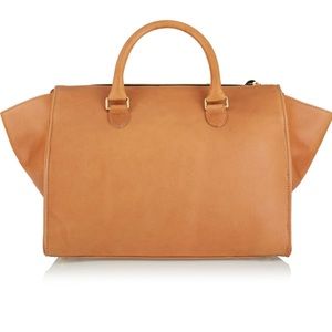 Clare V Sandrine, tan leather